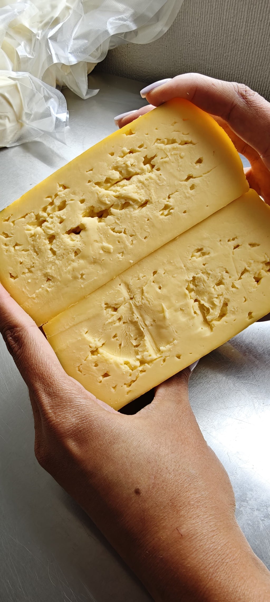Queso amarillo sin antibióticos