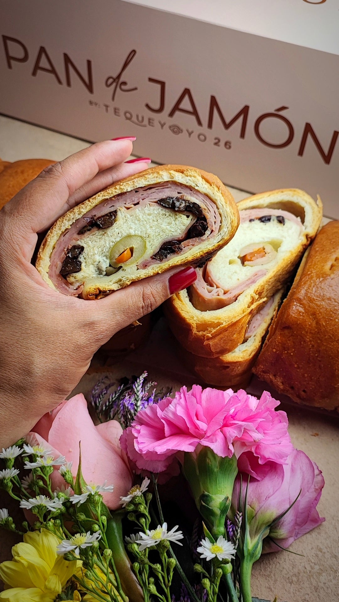 Pan de jamón tradicional mediano